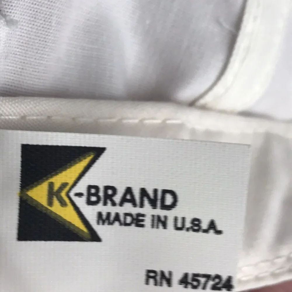 Vintage TNT Holland Trucker Hat K-Brand USA Made White Snapback Cap